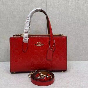 Coach Nina Small Tote Bag In Signature Leather